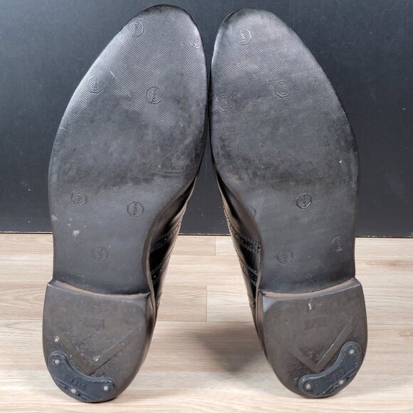 Allen Edmonds Townley Shoes Mens 8 D Black Oxford Leather  display picture 1